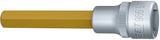 HAZET Steckschlüsseleinsatz 986-4 1/2 Zoll Innen-6-kant SW 4 mm Länge 60 mm TIN-beschichtet