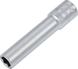 HAZET Steckschlüsseleinsatz 850LG-10 1/4 Zoll 6-kant SW 10 mm Länge 50 mm