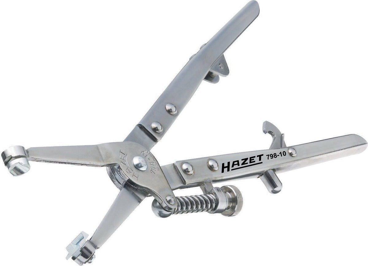 HAZET Schlauchklemmenzange 798-5 – 210 mm, Kapazität 6–40 mm, drehbare Backen
