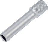 HAZET Steckschlüsseleinsatz 850LG-10 1/4 Zoll 6-kant SW 10 mm Länge 50 mm