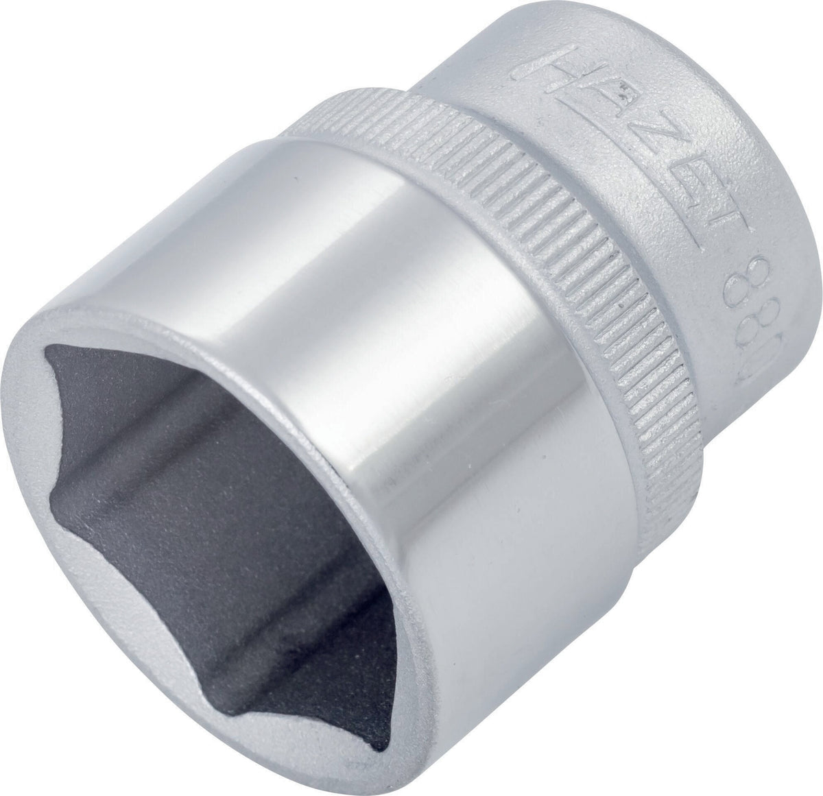 HAZET Steckschlüsseleinsatz 880 3/8 Zoll 6-kant SW 10 mm – CV-Stahl, verchromt, DIN 3124