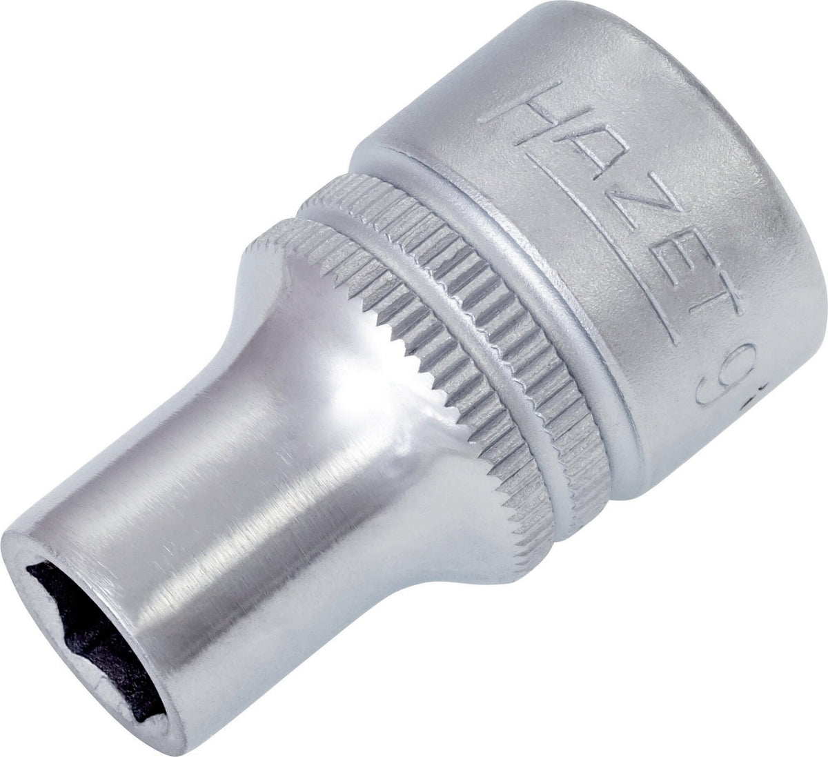 HAZET Steckschlüsseleinsatz 900 1/2 Zoll 6-kant SW 10 mm Länge 38 mm – CV-Stahl verchromt