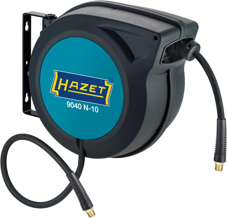 HAZET Druckluftschlauchtrommel 9040N-10 für Druckluft und Wasser, 15 m, automatisch