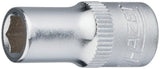 HAZET Steckschlüsseleinsatz 850 1/4 Zoll 6-kant SW 4 mm Länge 25 mm