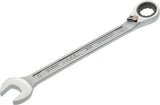 HAZET Maulringratschenschlüssel 606 SW 8 mm – umschaltbar, Ringseite 13° abgewinkelt, 60 Zähne