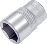 HAZET Steckschlüsseleinsatz 900 1/2 Zoll 6-kant SW 10 mm Länge 38 mm – CV-Stahl verchromt