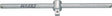 HAZET Quergriff 915 1/2 Zoll Länge 300 mm – CV-Stahl verchromt