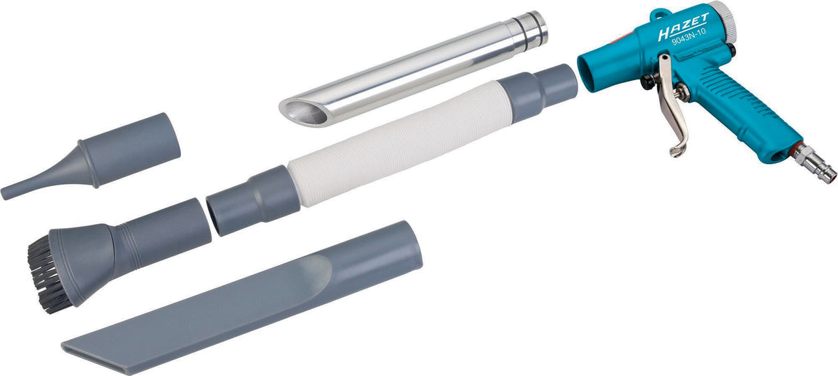 HAZET Druckluftsaug-/blaspistole 9043N-10 – Einhandumschaltung, 148 mm, DN 7,2