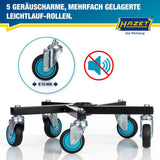 HAZET Drehhocker 195N-4 mit Vierkant-Rohrrahmen und Sitzhöhenverstellung 430-550 mm