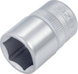 HAZET Steckschlüsseleinsatz 880 3/8 Zoll 6-kant SW 10 mm – CV-Stahl, verchromt, DIN 3124
