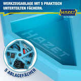 HAZET Drehhocker 195N-4 mit Vierkant-Rohrrahmen und Sitzhöhenverstellung 430-550 mm