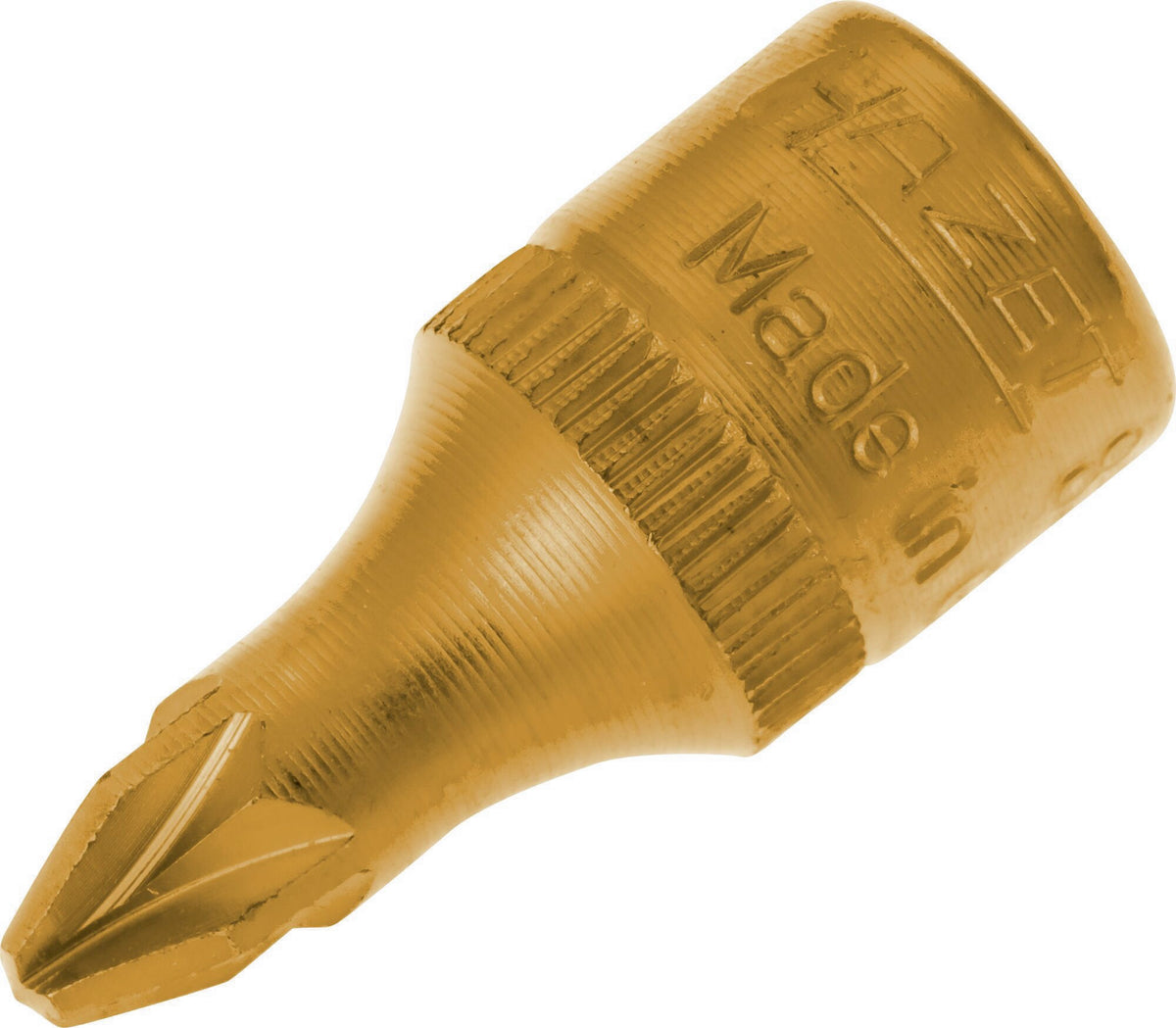 HAZET Steckschlüsseleinsatz 8507 1/4 Zoll PZD 2, Länge 28 mm, TIN-beschichtet