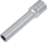 HAZET Steckschlüsseleinsatz 850LG-10 1/4 Zoll 6-kant SW 10 mm Länge 50 mm