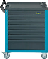 HAZET Werkzeugwagen 177-6, 780x498x915 mm, 6 Schubladen, Stahlblech, blau