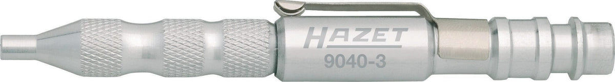 HAZET Druckluftausblaspistole 9040-3 – 12 bar, 360 l/min, 3 mm Düse, mit Anhänge-Clip