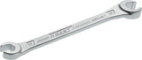 HAZET Doppelringschlüssel 612 10x11mm – Für Rohrverschraubungen und Überwurfmuttern