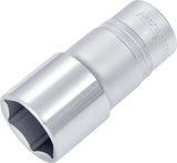 HAZET Steckschlüsseleinsatz 900LG 1/2 Zoll 6-kant SW 12 mm Länge 85 mm
