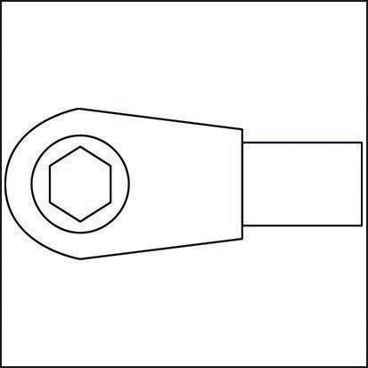 HAZET Einsteckumschaltknarre 6408 9x12mm 1/4" Antrieb – Spezialstahl verchromt