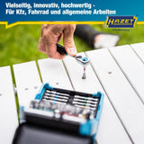 HAZET Steckschlüssel- und Bitsortiment SmartCase 2200SC-2, 50-teilig, 1/4″
