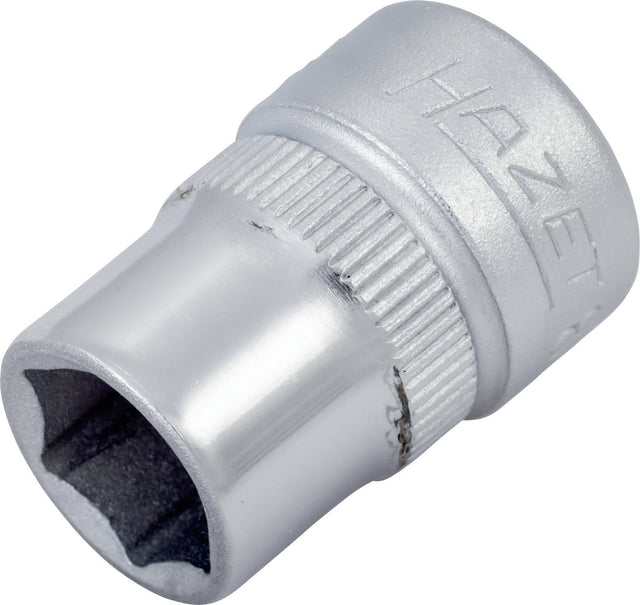 HAZET Steckschlüsseleinsatz 880 3/8 Zoll 6-kant SW 10 mm – CV-Stahl, verchromt, DIN 3124