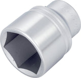HAZET Steckschlüsseleinsatz 1000 3/4 Zoll 6-kant SW 24 mm, Länge 52 mm, CV-Stahl verchromt