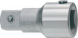 HAZET Verlängerung 1017-3, 3/4 Zoll, 75 mm, CV-Stahl, verchromt, Vierkantantrieb