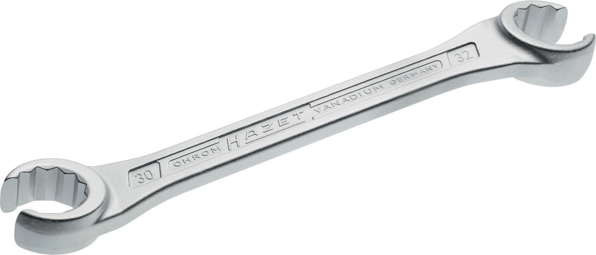 HAZET Doppelringschlüssel 612 10x11mm – Für Rohrverschraubungen und Überwurfmuttern