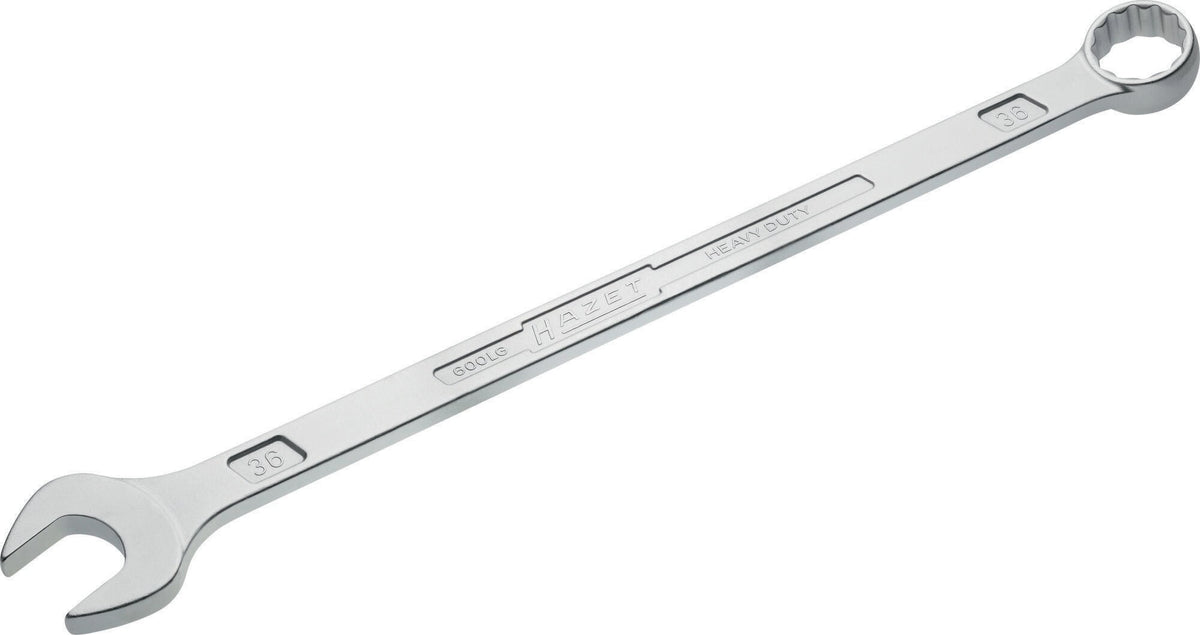 HAZET Ringmaulschlüssel 600 LG SW 10 mm – extra lang, CV-Stahl, verchromt