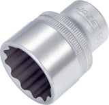 HAZET Steckschlüsseleinsatz 900Z-10 1/2 Zoll 12-kant SW 10 mm – CV-Stahl verchromt