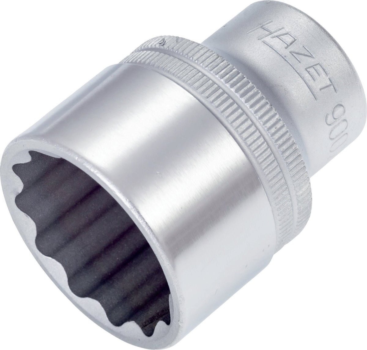 HAZET Steckschlüsseleinsatz 900Z-10 1/2 Zoll 12-kant SW 10 mm – CV-Stahl verchromt