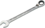 HAZET Maulringratschenschlüssel 606 SW 8 mm – umschaltbar, Ringseite 13° abgewinkelt, 60 Zähne