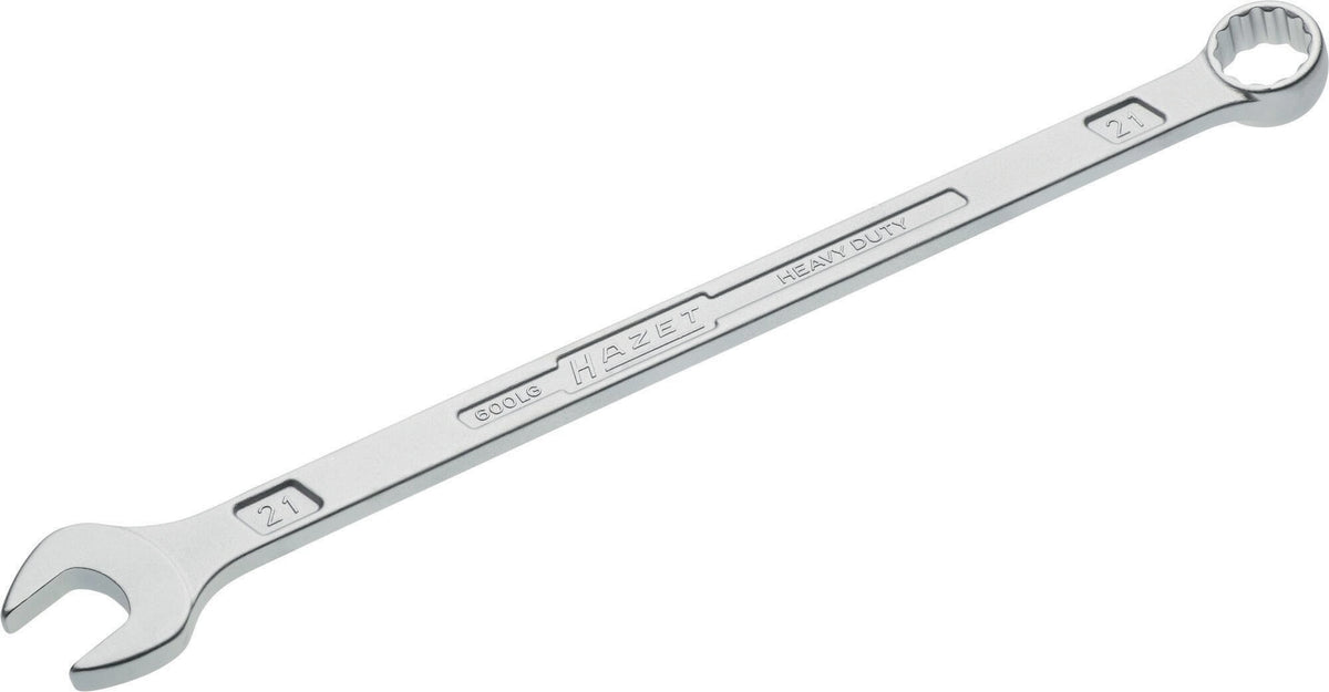HAZET Ringmaulschlüssel 600 LG SW 10 mm – extra lang, CV-Stahl, verchromt