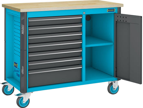 HAZET Werkzeugwagen 179NW-7/230 mit 230-teiligem Werkzeugsatz, 7 Schubladen, 1000 kg