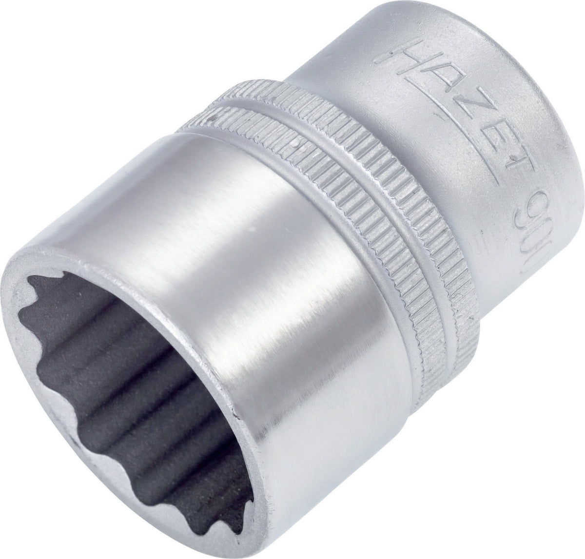 HAZET Steckschlüsseleinsatz 900Z-10 1/2 Zoll 12-kant SW 10 mm – CV-Stahl verchromt