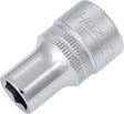 HAZET Steckschlüsseleinsatz 900 1/2 Zoll 6-kant SW 10 mm Länge 38 mm – CV-Stahl verchromt