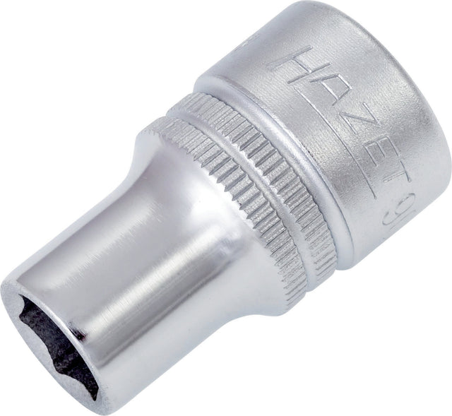 HAZET Steckschlüsseleinsatz 900 1/2 Zoll 6-kant SW 10 mm Länge 38 mm – CV-Stahl verchromt
