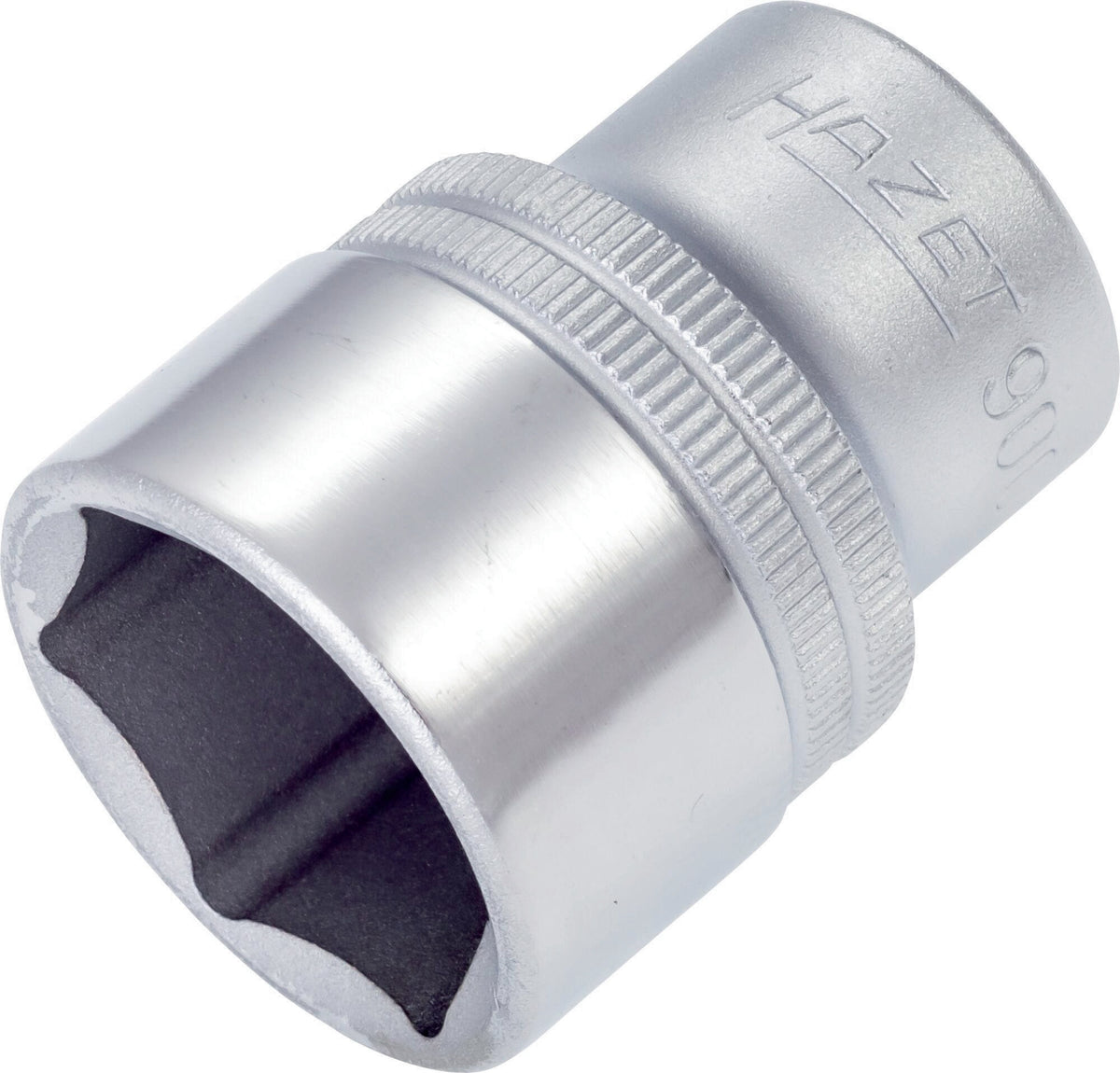 HAZET Steckschlüsseleinsatz 900 1/2 Zoll 6-kant SW 10 mm Länge 38 mm – CV-Stahl verchromt