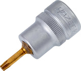 HAZET Steckschlüsseleinsatz 8802-T15 3/8 Zoll 6-kant T15 Länge 43,5 mm TIN-beschichtet