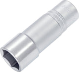 HAZET Steckschlüsseleinsatz 900LG 1/2 Zoll 6-kant SW 12 mm Länge 85 mm