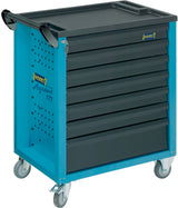 HAZET Werkzeugwagen 177-6, 780x498x915 mm, 6 Schubladen, Stahlblech, blau
