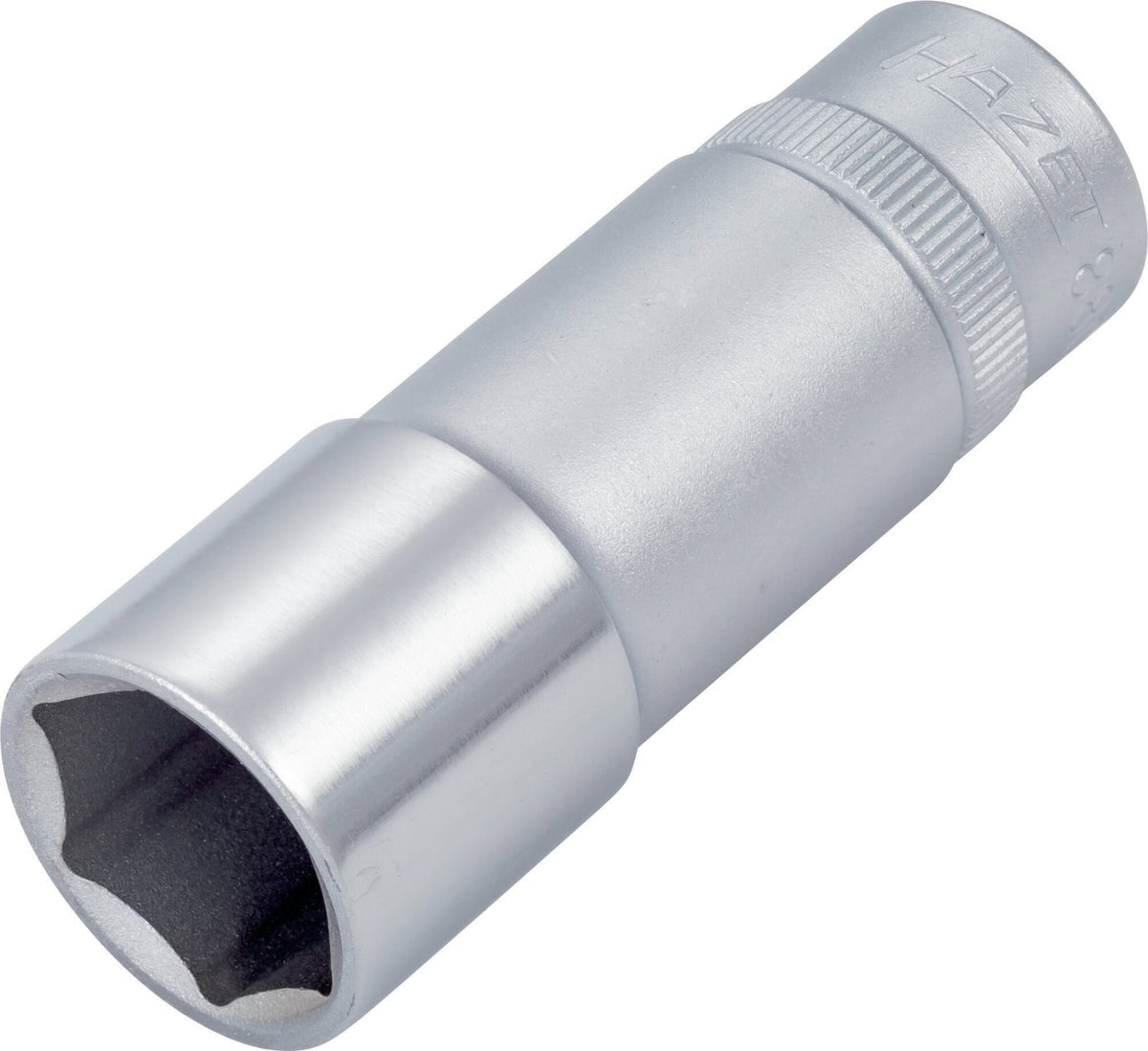 HAZET Steckschlüsseleinsatz 880LG 3/8 Zoll 6-kant SW 10 mm, Länge 54 mm, verchromt