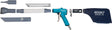 HAZET Druckluftsaug-/blaspistole 9043N-10 – Einhandumschaltung, 148 mm, DN 7,2
