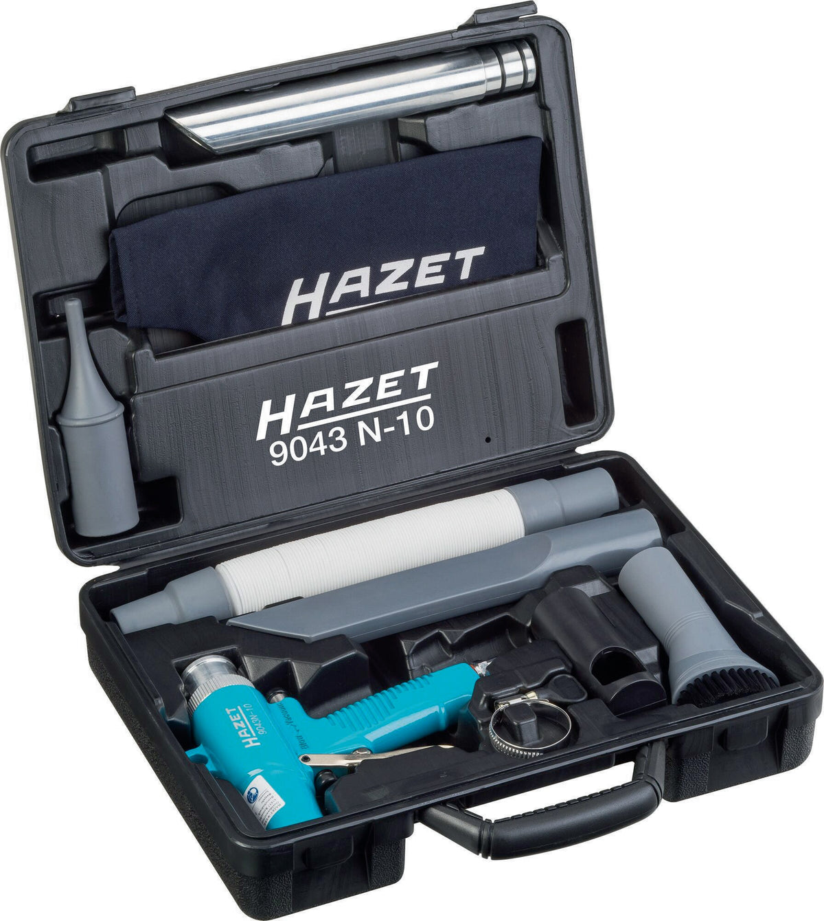 HAZET Druckluftsaug-/blaspistole 9043N-10 – Einhandumschaltung, 148 mm, DN 7,2