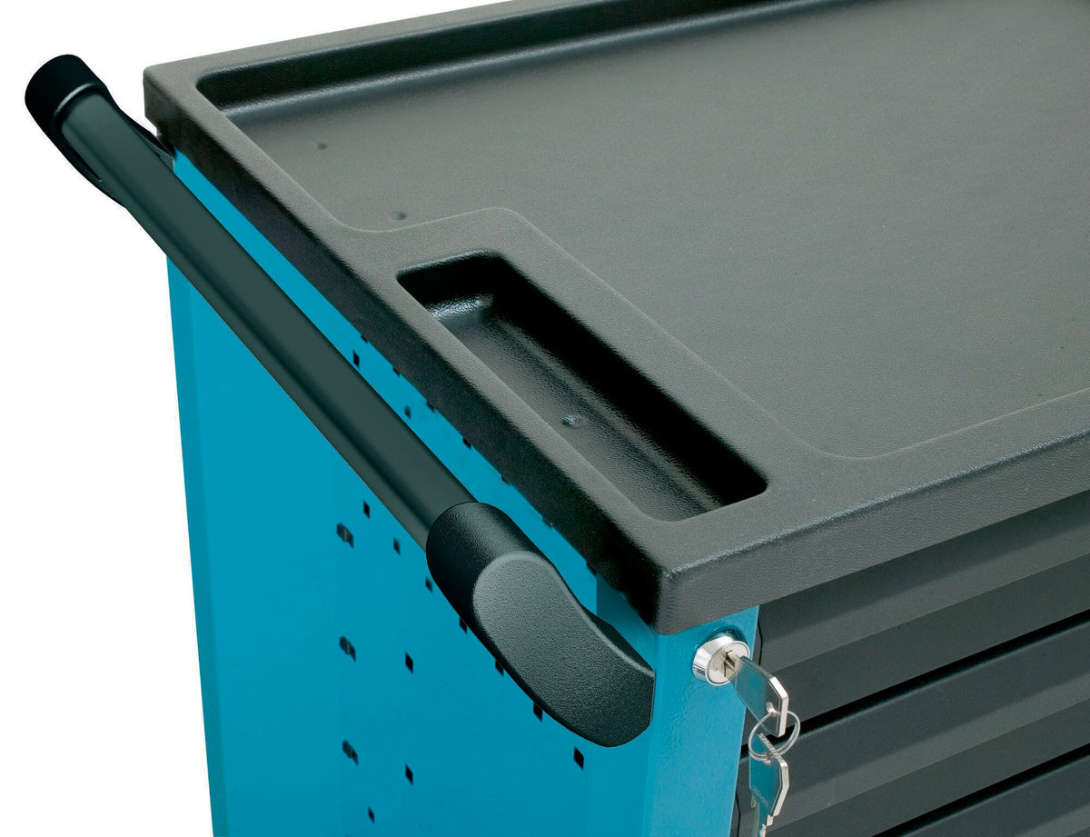 HAZET Werkzeugwagen 177-6, 780x498x915 mm, 6 Schubladen, Stahlblech, blau