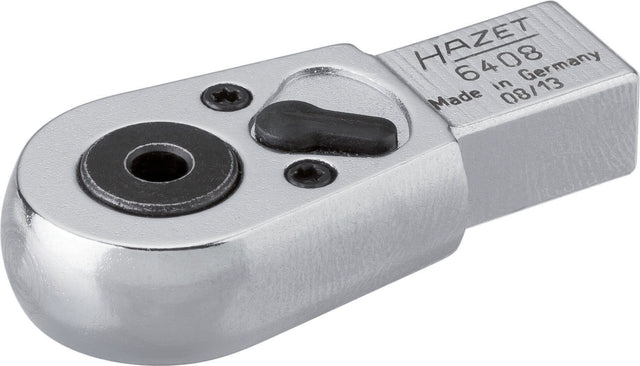 HAZET Einsteckumschaltknarre 6408 9x12mm 1/4" Antrieb – Spezialstahl verchromt