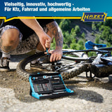 HAZET Bitsortiment SmartCase 2200SC-31, 73-teilig, Schlitz/PH/PZD/TX/Innen-6Kt. mit Farbcode