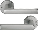 HOPPE Drückergarnitur Hamburg 1700/42VR Aluminium F1 rund mit MiniLock Verriegelung