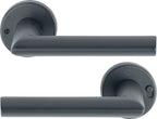 schwarz matt / DIN links / F9714M
