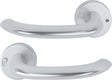 HOPPE Drückergarnitur Marseille 1138/42VR Aluminium F1 rund DIN rechts mit MiniLock