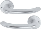 Aluminium silberfarben / DIN links / F1